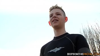 Amateur Cute Twinks Picked Up And Driven Around As They Bang