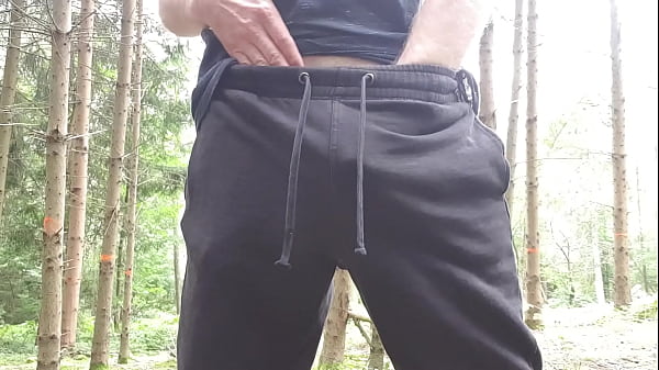 Cum In The Forest - Outdoor Jerk