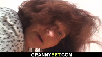 70 Years Old Granny Pleases Her Customer