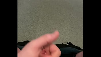 Pleasuring Myself In The Toilets With Big Cumshot