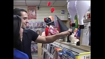 Young Darkhaired Latin Peacherino With Small Tits Luize Was Dropped Anchor In Bum Bay By Her Muscular Boyfriend In The Sex Shop