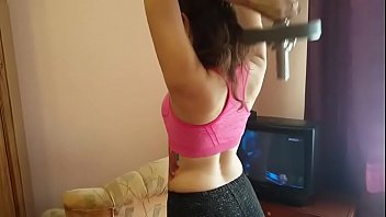 Sexy Russian In Leggings Is Fucked By Her