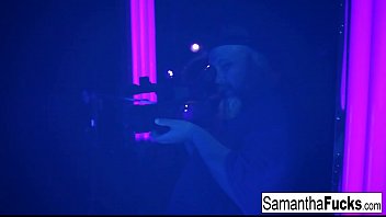 Samantha Saint Gets Off In This Super Hot Black Light Solo - pussy, boobs, blonde, babe, pornstar, ass, bigtits, masturbation, solo, nude, puba, samantha-saint - Video 2710407