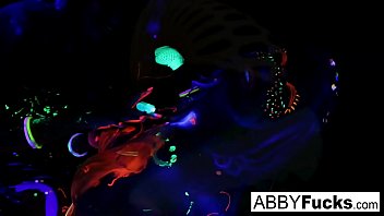 Black Light Rainy Night With Abigal Mac _ Ava Addams!