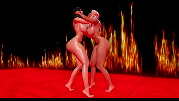 Blonde, Brunette, Hairpulling, Nude, Gay, Catfight, Fire, Fighting - Gay - 2025 - Steamy - Scene - Video 2727246