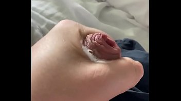 Got Lot Of Pre-cum That Need Cleaning Up And With Big Cumshot At The End