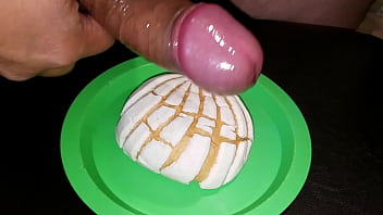 Cumming On My Sweet Mexican Bread. Delicious.