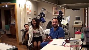 Katalina' Girlfriend Watches Doctor Examine Her Nude Body Girlsgonegyno.com More Medical Fetish Movies Reup