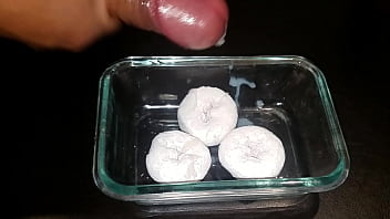 Cumming On My Hostess Mini Donuts For A Sweater Flavor.