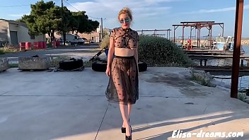 Flashing And Masturbation Wearing A Seethru Outfit - milf, slut, amateur, masturbation, flashing, hotwife, transparent, seethru, no-panties - Video 2487230