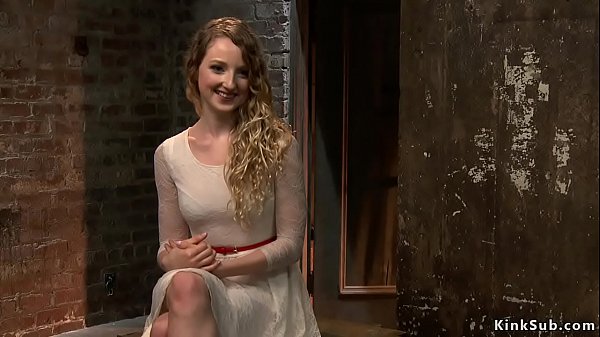 Master Torments Blondes On Hogtie