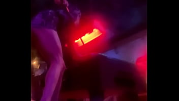 Connie Shooting Pool