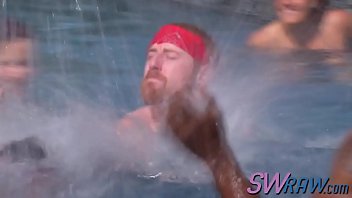 Redhead Couple Gets Into A Swinger Orgy