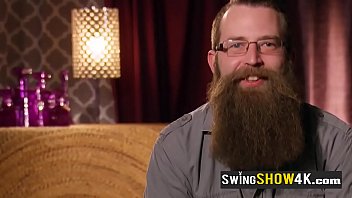 Oral Sex For Hot Swinger Wifes During A Wild Swinger Orgy.