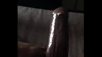 Long Stroking This Oily Wet Big Black Dick
