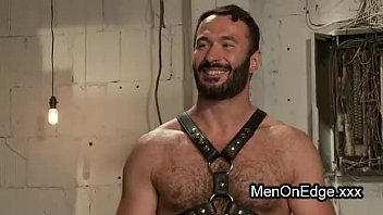 Hairy Gay Post Orgasm Torment In Bondage