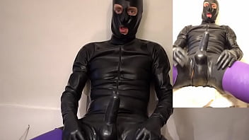 Cumming Inside The Penis Latex Sheat