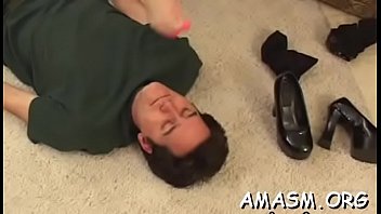 Exquisite Girlie Is Sucking A Faket Fang