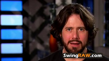 Horny Couples Are Playing Wild And Sexy Games Blindfolded In The Pool.