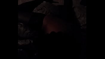 Long Legged Ebony Model Discreetly Filmed Sucking Bbc