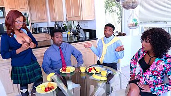 Black Gangbang With Stepdad