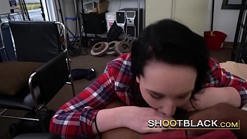 Shy And Tender Teen Gets Her Pussy Nailed In All Fours.