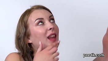 Fantastic Stunner Gets Her Wet Snatch Absolute Of Warm Pee And Ejaculates