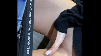 Secretly Pussy Fingered To Orgasm In Shopping Center Dressing Room