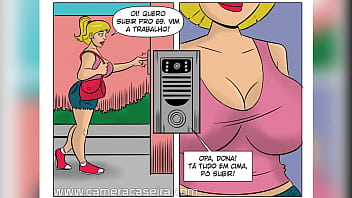 História Em Quadrinhos Porn_ (hq Porn_) - Um Bico De Faxineira - Putarias Na Favela - C_mera Caseira