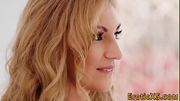 Latin Blonde Rubbing Her Pussy