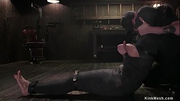 Busty Mummified Brunette Is Tormented