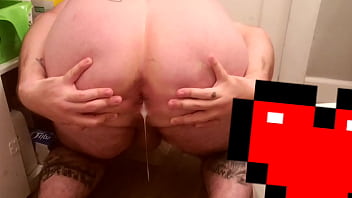 Bent Over Cum Dripping Down My Ass