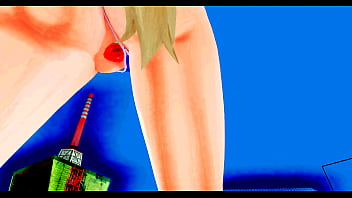 Anime Girl With Open Pussy Dancing And Singing