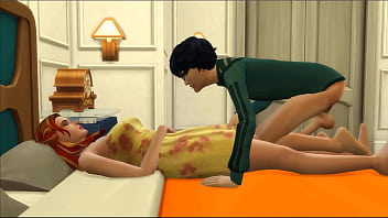 Step Son Fucks Blonde Mom After They Had Dinner Together