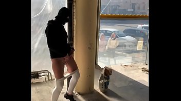 Magda Squirts In Public Construction P.2