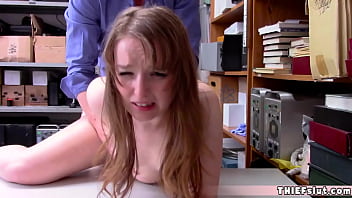 Shoplifter Teen With Small Tits And Pretty Face Fucked