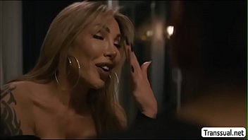 Stepson Let Tgirl Eva Ride His Hardcock