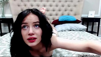 Slim Teen Camgirl Plays With Butt Plug