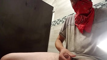 Random Restroom Masturbation