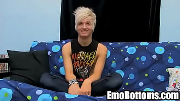 He Is A Sexy Blonde Haired Punk Who Is Masturbating