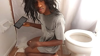 Verification Video - hot, young, bathroom, ebony, shemale, funny, trans, goth, gothic, transvestite, trap, emo, soloboy, - Video 2719103