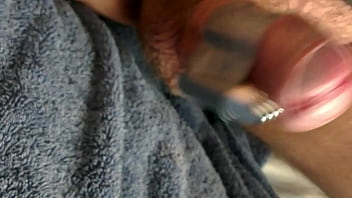 Vibrator Taped To My Cock Makes Me Cum - Slugsofcumguy