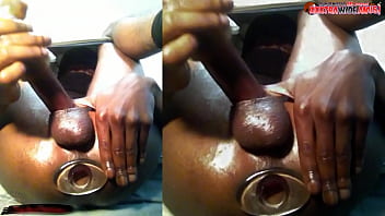 Gaping Butthole In Your Face Xl Clear Hollow Buttplug - Ass Monkey