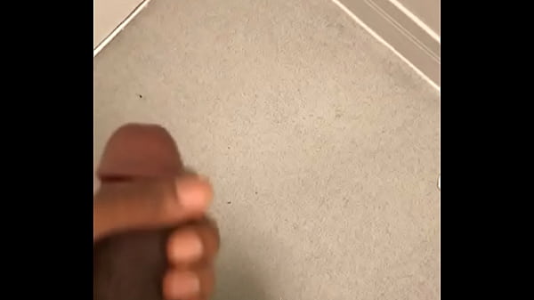 Young Black Stroking His Bbc