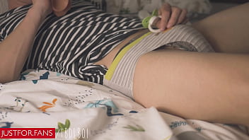 Tbdlboi Getting Ready For Bed In His Drynites Diaper And Has Fun With A Dildo (more On Justforfans)