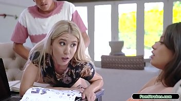 Stepbro Fucks His Stepsis Latina Bestie