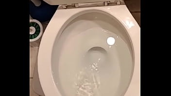 Trouble Peeing On Camera Because Of Stage Fright, Have To Push It Out