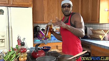 Redhead Babe Stuffed In Both Holes With Bbcs