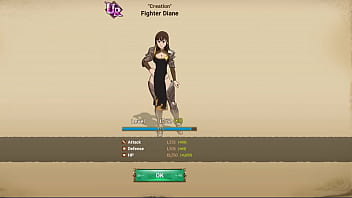 7 Deadly Sins Grand Cross - Green _creation_ Fighter Diane Level Up Landscape Mode Animation