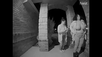 Two Topless Show Up On My Front Door